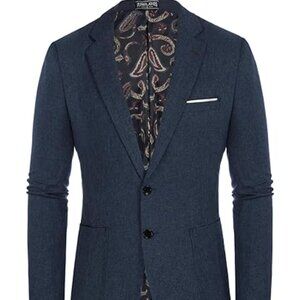 PAUL JONES MENS CASUAL SPORT COAT BLAZER TWO BUTTONS BUSINESS JACKETS SIZE 2XL